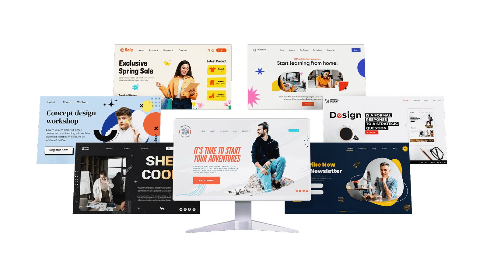 Web Design Services Mockup Image - Digital Creavio - Best Digital Marketing Agency in Pakistan