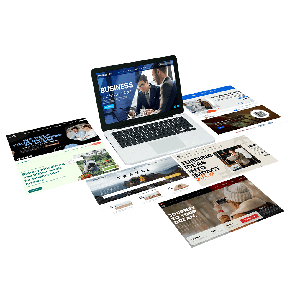 Web Design Services Mockup Image - Digital Creavio - Best Digital Marketing Agency in Pakistan