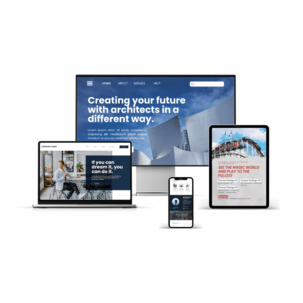 Web Design Services Mockup Image - Digital Creavio - Best Digital Marketing Agency in Pakistan