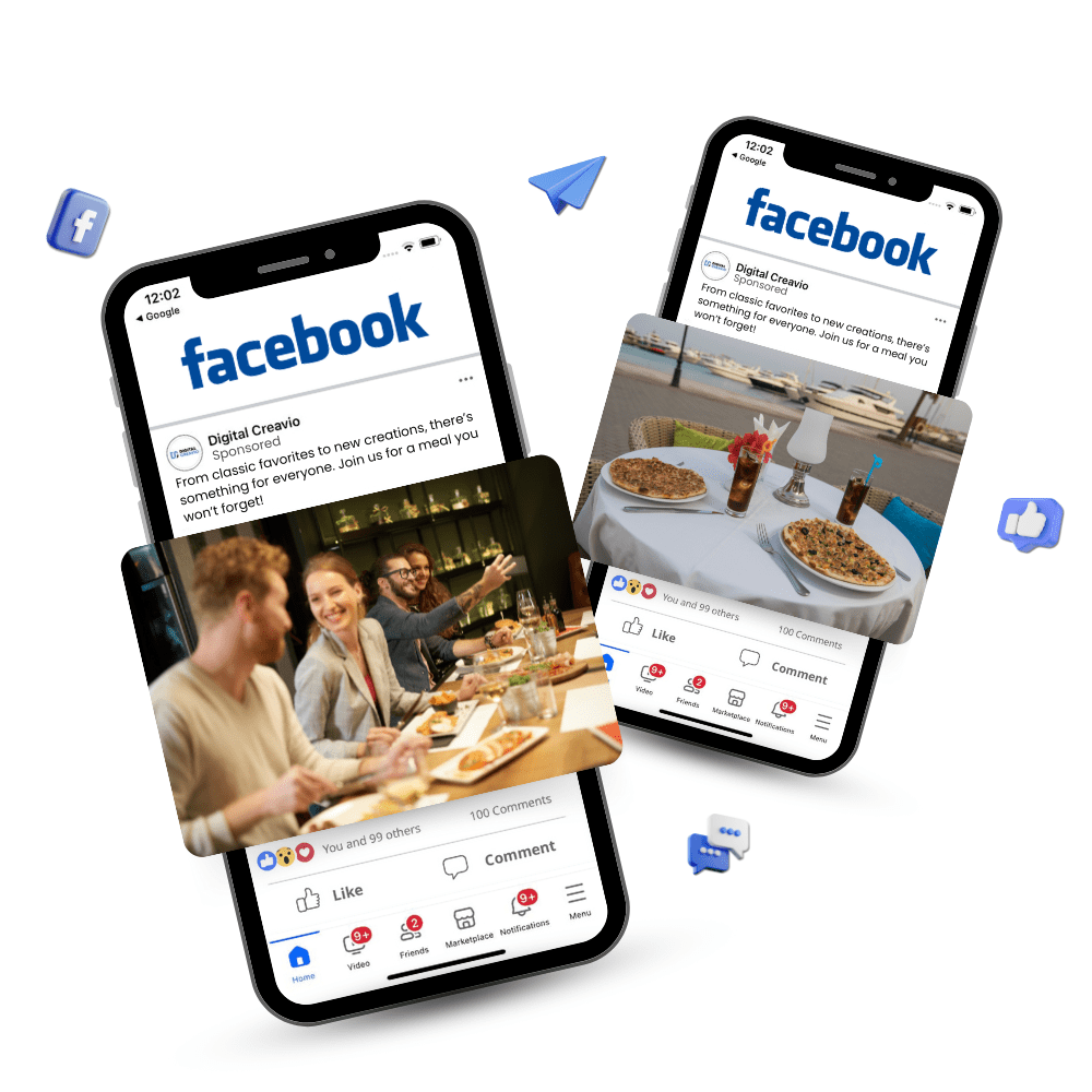 Facebook Ads Services Design Image- Digital Creavio - Best Digital Marketing Agency in Pakistan.