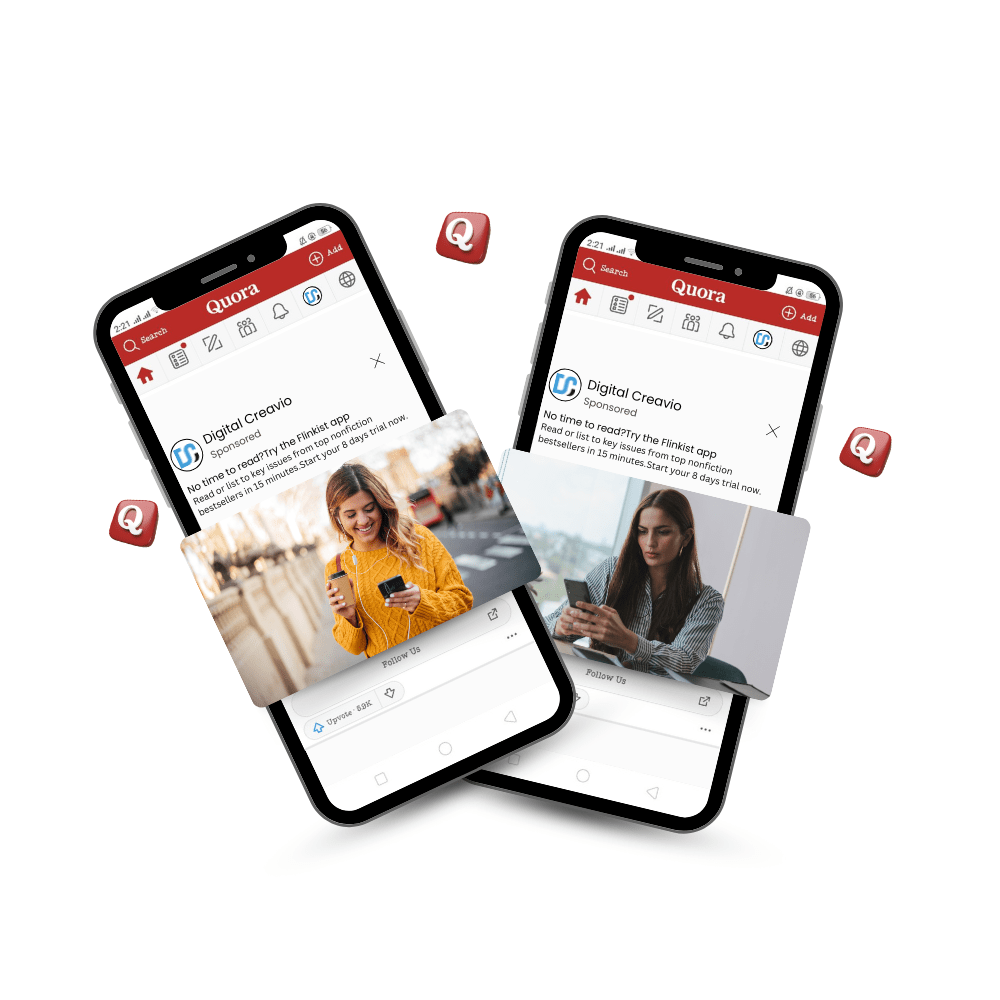 Quora Ads Services Design Image- Digital Creavio - Best Digital Marketing Agency in Pakistan.