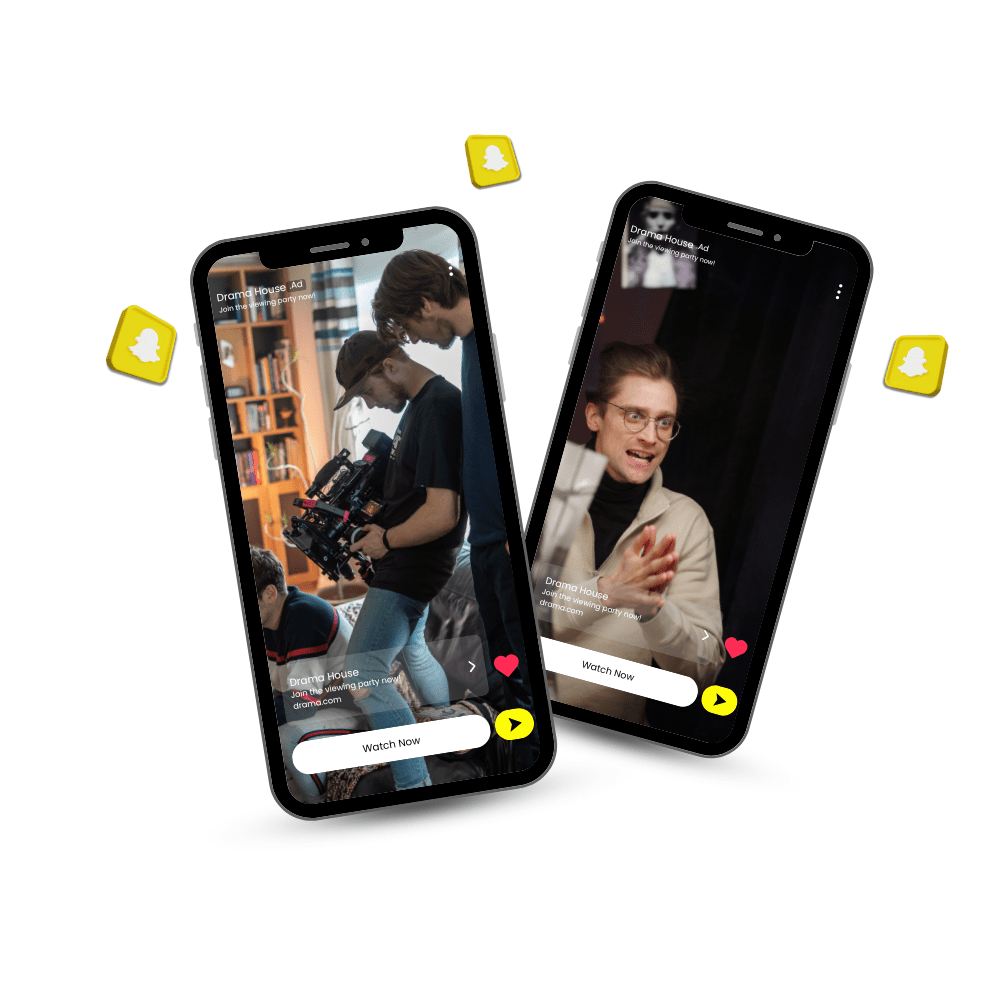 Snapchat Ads Services Design Image- Digital Creavio - Best Digital Marketing Agency in Pakistan.