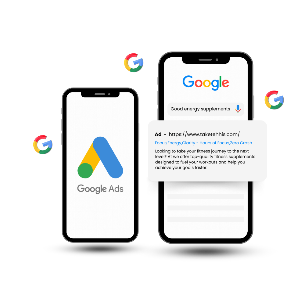 Google Ads Services Image Design- Digital Creavio - Best Digital Marketing Agency in Pakistan.