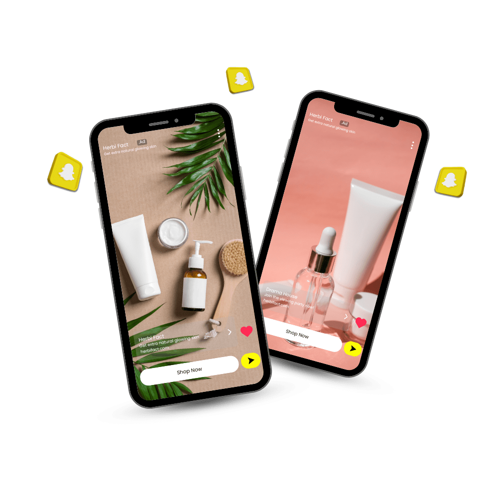 Snapchat Ads Services Design Image- Digital Creavio - Best Digital Marketing Agency in Pakistan.
